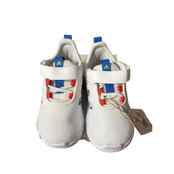 Adidas Infant Racer TR23 EL I Color Pop Blue Red Yellow Sneakers Size 6K New - Picture 9 of 11